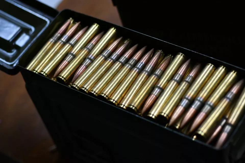 .30 cal. ammo can full of 8mm Mauser cal. ammunition