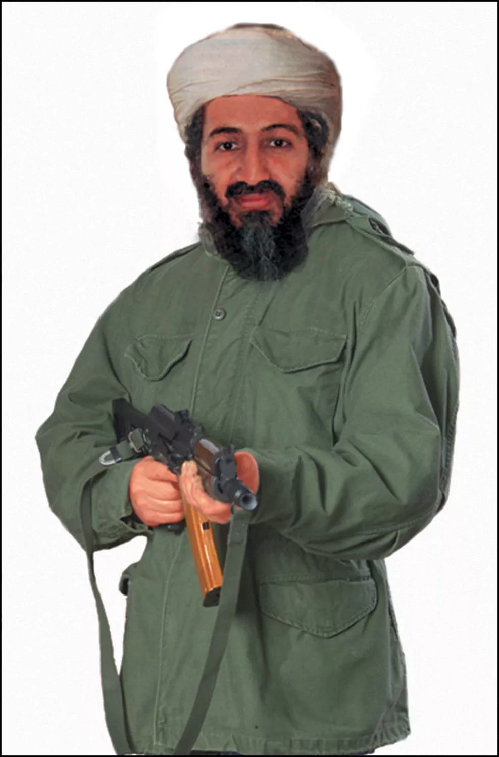 Action Target 1RT100 Osama Bin Laden Photo Target – 100 Pack