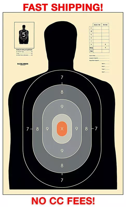 Action Target INC B27Epros100 Qualification Pros Silhouette P