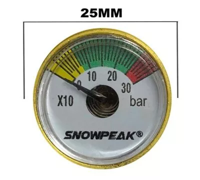 SNOWPEAK GAUGE 200BAR MAX 25MM FOR M60
